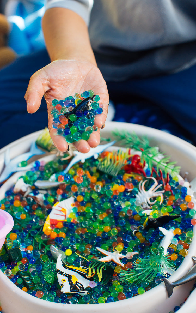 Collapsible Ocean Sensory Bin