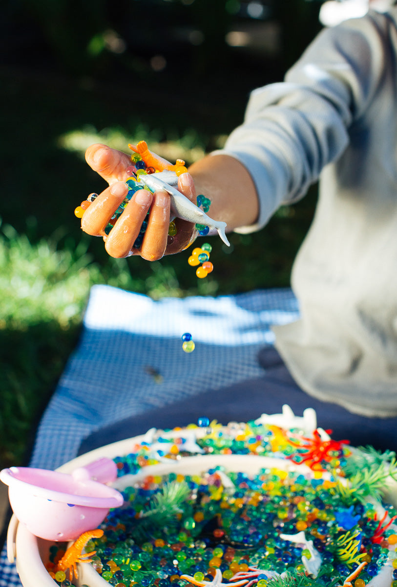 Collapsible Ocean Sensory Bin