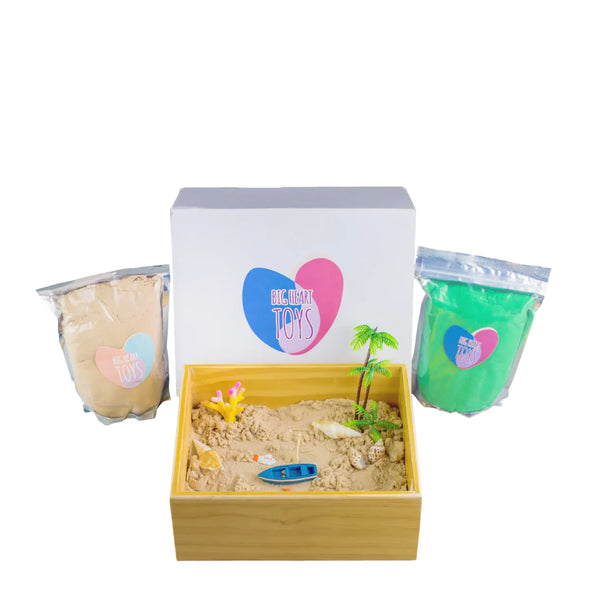 Kinetic Sand Box Toy for Children Big Heart Toys